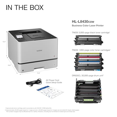 Brother HL-L8430CDW 2400x600 DPI Color Laser Printer