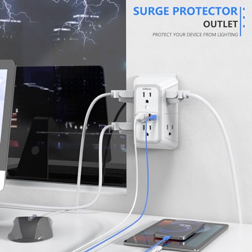 JcBlaon 6 Outlet Extender SE660-CUQ 125 Volts 15 Amps Power Strip