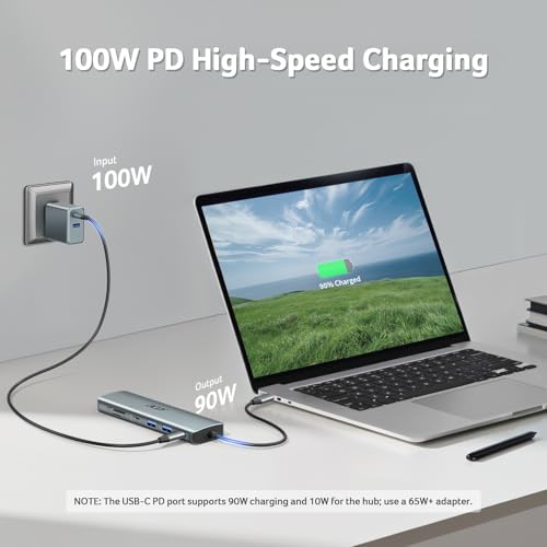 Acer 5.1" 7-Ports ODK360 USB-C Hub 4K HDMI 100W PD Aluminum
