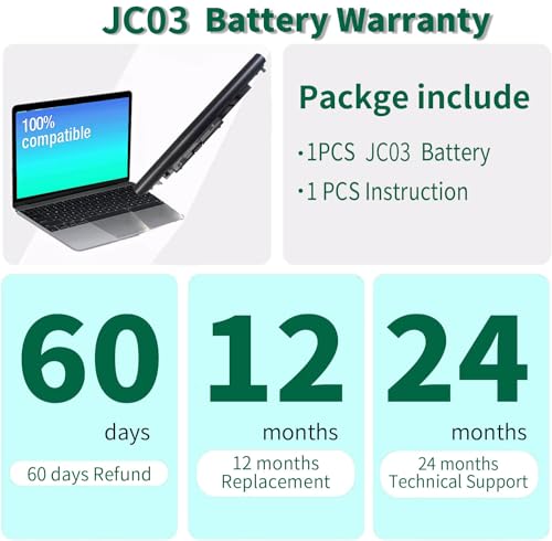 DMKAOLLK JC03 2600mAh 10.95V Lithium Polymer Battery