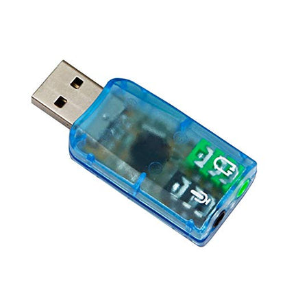 AJDPOI USB Audio Adapter 8541676061 Stereo 48KHz External Sound Card
