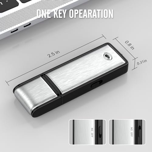 HAKSDOWO 32GB H5456 USB Mono Digital Voice Recorder