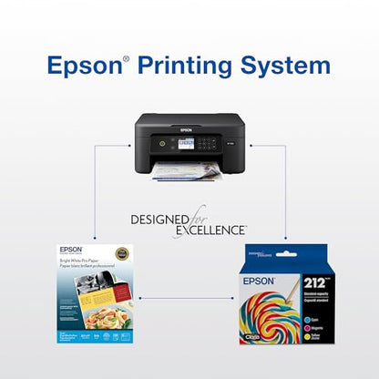 Epson Standard Ink Cartridge T212120-BCS Black, Cyan, Magenta, Yellow, 350 Page Yield, Genuine