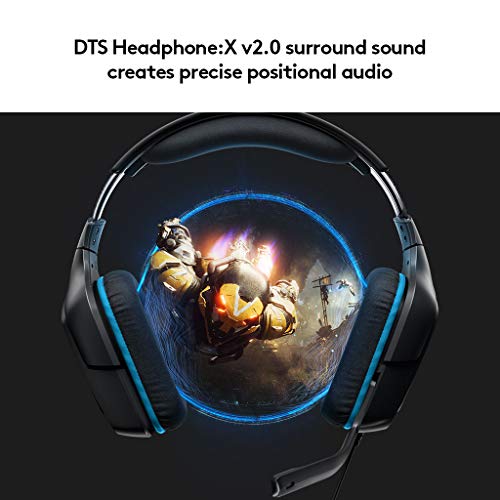 Logitech G 1.2 Pounds 981-000769 DTS:X 7.1 Surround Sound Wired PC Headset