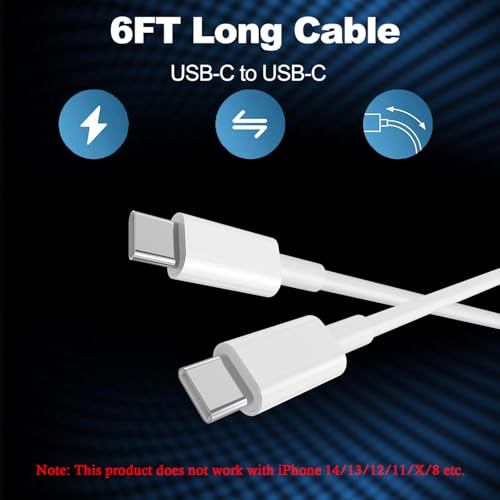 Icseio 20W A02018 USB Type C Wall Charger with 6FT Cable