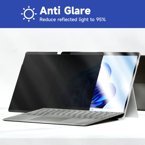 IPROKKO 13 Inch Privacy Filter Surface Pro 8, 9, 10, 11, X Magnetic, Matte