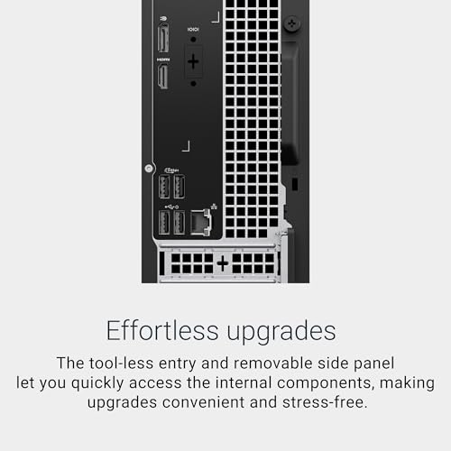 Dell Slim ECS1250 Desktop - Intel Core Ultra 5-225, UHD Graphics, 16GB RAM, 512GB SSD, Windows 11 Home, Black, Tower