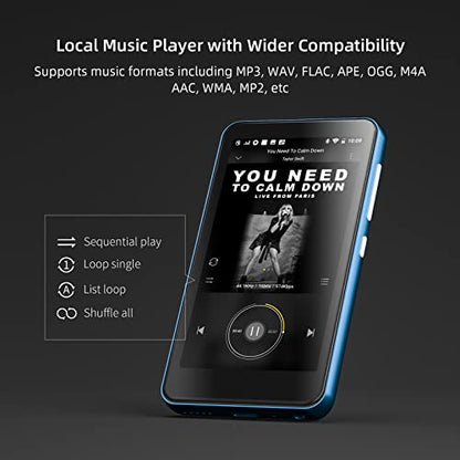 INNIOASIS 80GB G1 MP3 Player 4-Inch LCD Bluetooth Audio/Video Playback