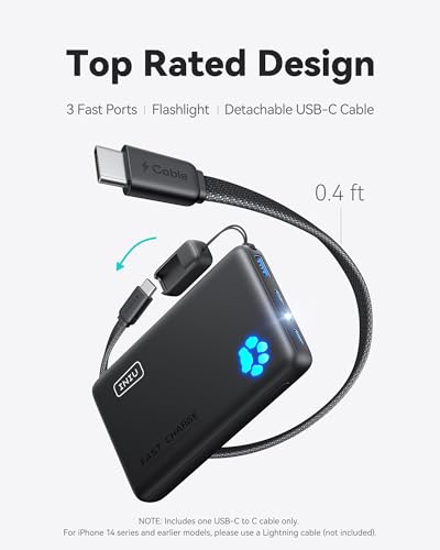 INIU Portable Power Bank 10000mAh Model P41 USB Charging Device