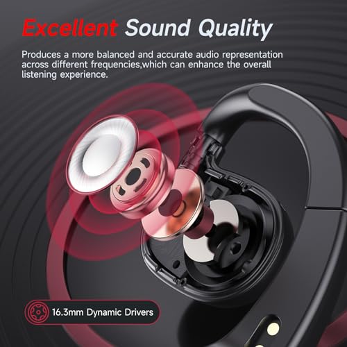 CYBERDOT 1.0 Count C01 Wireless Open Ear Bluetooth Headphones 21 Hours Battery Life Plastic