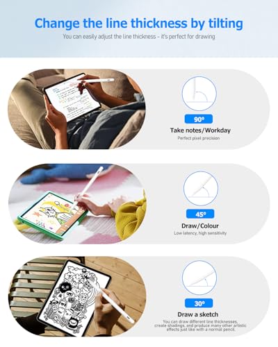 MYSTILUCK 14g WKZP027A Aluminum Stylus Pen - Compatible with iPad (2018-2025) - Lithium-Ion Battery