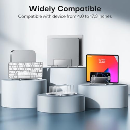 OMOTON 1.0 Count LD06 Desktop Clear Acrylic Laptop Stand