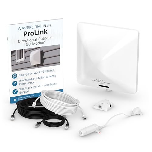 Waveform ProLink 5G Cellular Modem Dual SIM - 2.5 Gbps | 1 Ethernet Port | 2 Ethernet Ports | ProLink Base Kit