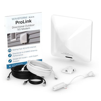 Waveform ProLink 5G Cellular Modem Dual SIM - 2.5 Gbps | 1 Ethernet Port | 2 Ethernet Ports | ProLink Base Kit