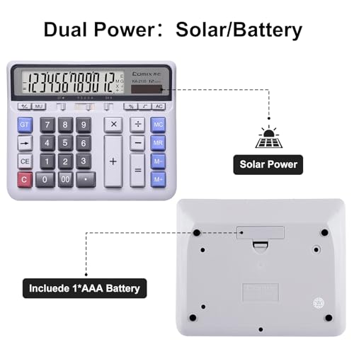 Comix 4.7 Inch c-2135 LCD Display Standard Function Calculator