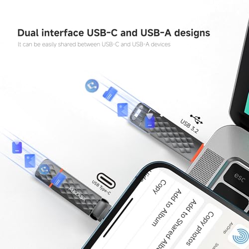 MXZXSX 128GB MQ-100 External SSD USB 3.2 Gen 2 Type-C Storage Drive