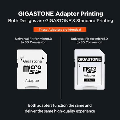 Gigastone 128GB Micro SDXC UHS-I U3 A2 V30 4K Video Memory Card