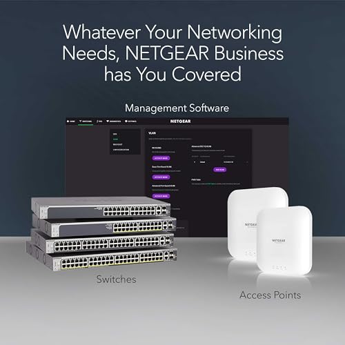NETGEAR 8-Port 1G/10G Multi-Gigabit Ethernet Unmanaged Switch (GS108MX)
