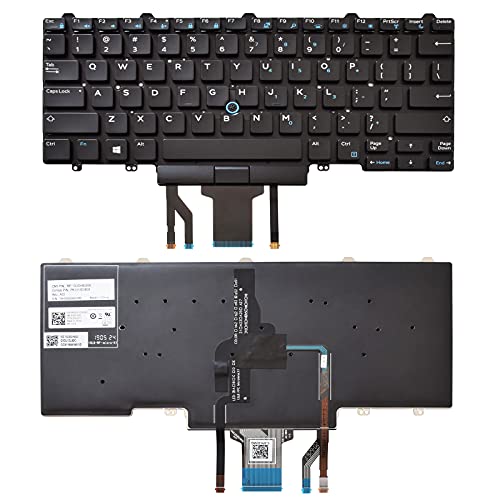 SUNMALL 104-Key Backlit Keyboard PK1313D4B00 Wired QWERTY Layout Black Plastic