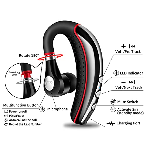 LSAPT RM Wireless Bluetooth Headset V5.0 with Noise Cancellation