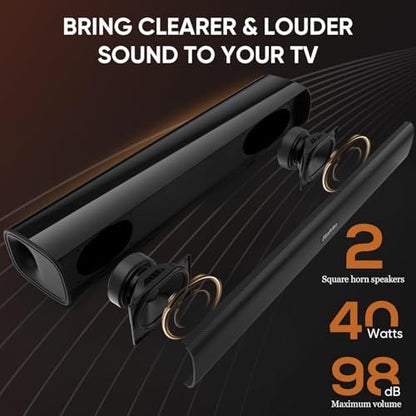 Saiyin DS6301HA Soundbar Wall Mount Stereo Speaker 60 Watts ABS