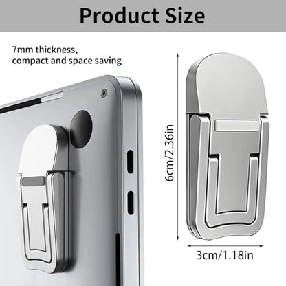 Portable Adjustable Laptop Stand Foldable Design Heat Sink Silver