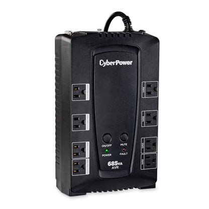 CyberPower 685VA CP685AVRG UPS System, 390W, Compact, UL Certified