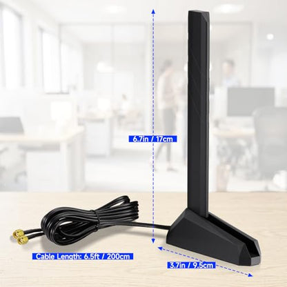 Eightwood 6GHz WiFi 7 Antenna EWAN0125 200ft Antenna 50 Ohms 5 Channels