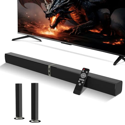 MZEIBO 31" tv soundbar Stereo 80W Soundbar Bluetooth 2.1 Home Theatre