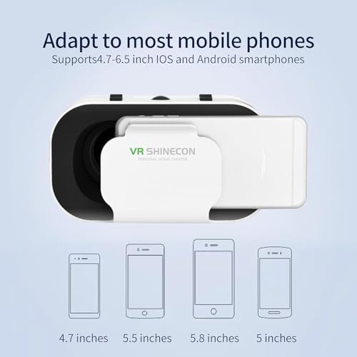 Sylpmoplar 4.7" to 6.5" cmVRglass02 3840x2160 90Hz LCD Virtual Reality Headset
