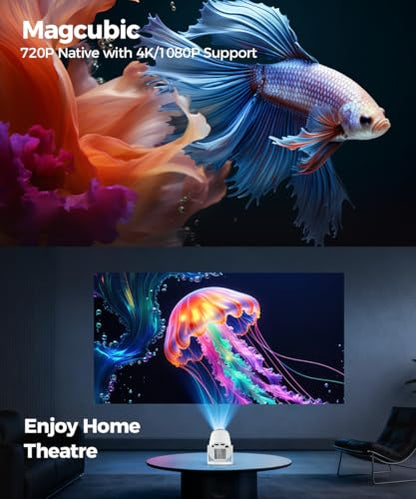 Magcubic HY300 1280 x 720 8000 Lumens LCD Portable Projector