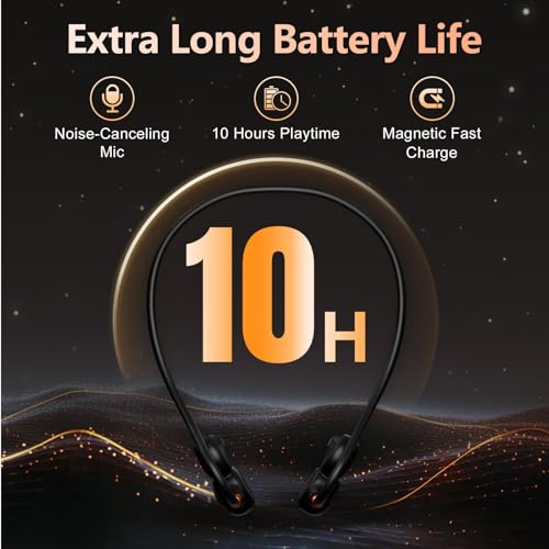 Ortizan I10 Open Ear Wireless Headphones Bluetooth 5.3 Dynamic Driver 10h Battery