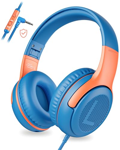awatrue Over-Ear Headphones AT2 3.5mm Wired Headphones with Microphone