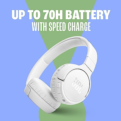 JBL Tune 670NC Wireless On-Ear Headphones Bluetooth 5.3 with Adaptive Noise Cancellation and 70H Battery Life