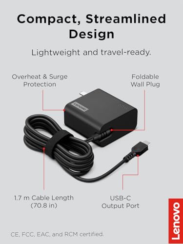 Lenovo USB Type C 65W Power Adapter GX21L58554