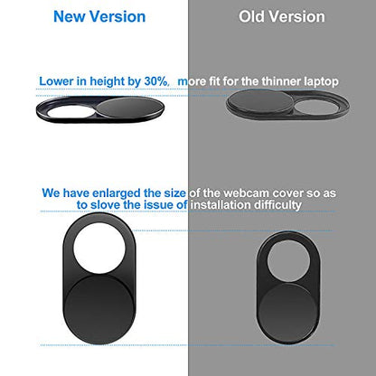 CloudValley 6-Pack WCC-6P Webcam Cover 720p HD USB Manual Focus Black