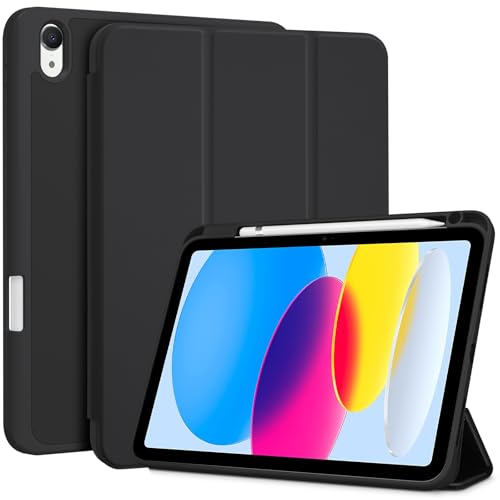 ProCase 11 Inch 2025 Model A3354 A3355 A3356 / 10.9 Inch 2022 Model A2696 A2757 A2777 Black Tablet Case - TPU