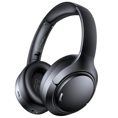TAGRY Over Ear Headphones A18 Bluetooth 6.0 120 Hours Playtime Active Noise Cancellation