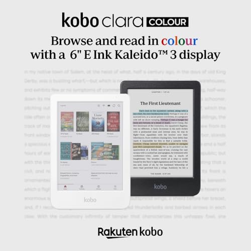 Kobo 6 Inch N367-TP-WH-S-CK 1072x1448 Electronic Ink eReader