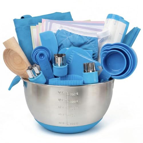 Glowsprout Kids Baking Set 16.0 Count CFHBTJ-ED STEM Learning Kitchen Tools