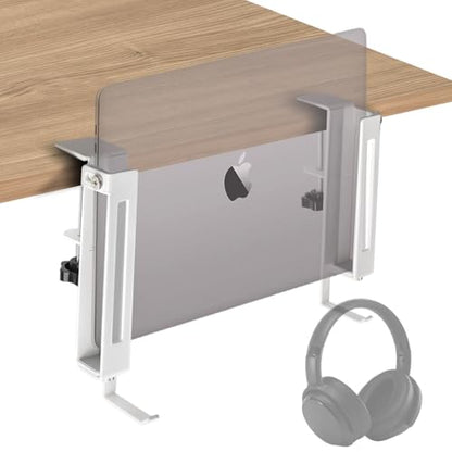IFCASE Adjustable Desk Side Laptop Mount Holder Ifcase-lh01 White
