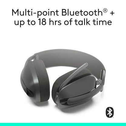 Logitech 981-001256 VIBE Over-Ear Wireless Headphones with Active Noise Cancellation
