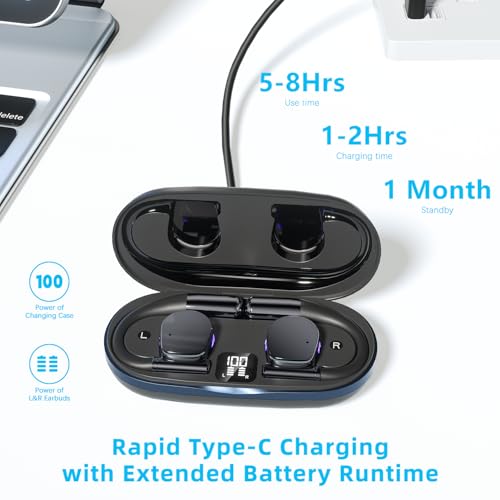 Lingobloom AI Translation Earbuds Black One Size