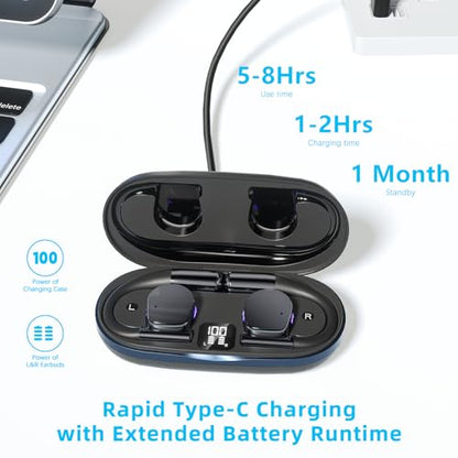 Lingobloom AI Translation Earbuds Black One Size