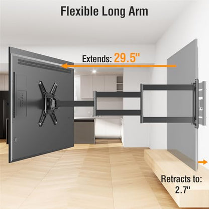 ELIVED 14-42 Inch TV Wall Mount EL-MT-WM-42 Metal Black