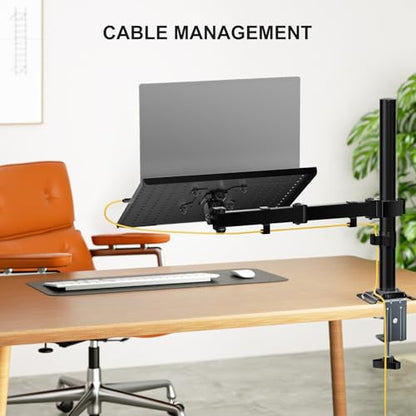 WALI 17" M00LP Laptop Desk Mount, Black