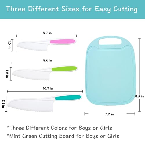 GONEJALL Kids Knife Set 4 Pieces K-GO-KK1 Kitchen & Baking Supplies