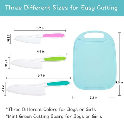GONEJALL Kids Knife Set 4 Pieces K-GO-KK1 Kitchen & Baking Supplies