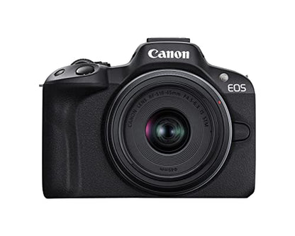 Canon EOS R50 RF-S18-45mm F4.5-6.3 IS STM Lens Kit 24.2MP APS-C 4K Mirrorless Camera