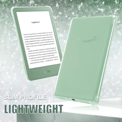 CoBak Case for 6 Inch Kindle 2024 and 2022 (11th Generation) - Soft Thermoplastic Polyurethane, Transparent Design